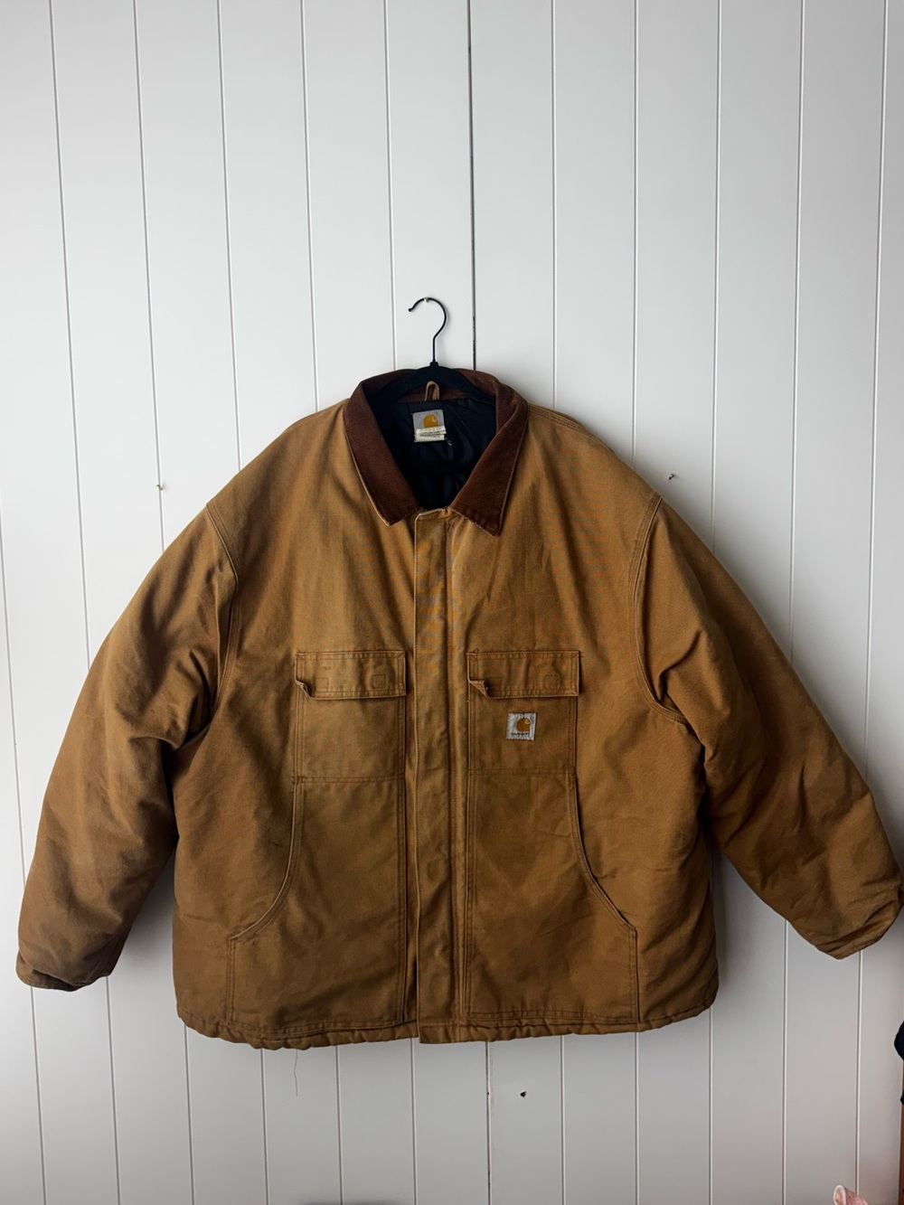 Carhartt 2007 USA Made Union Labor Arctic Duck Canvas Quilt Lined Jacket Sz50reg